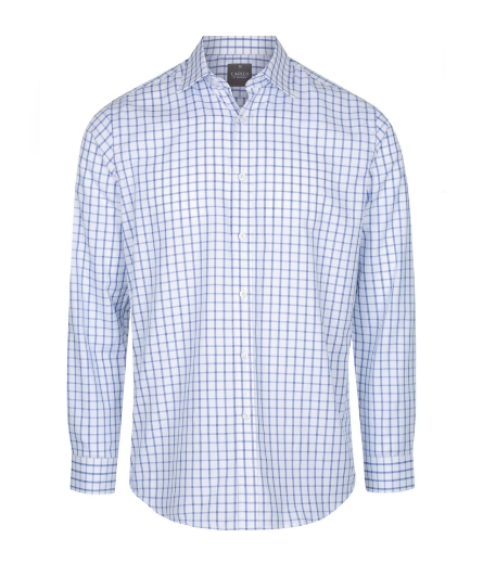 Picture of Gloweave Mens Bourke Window Pane Check Long Sleeve Shirt