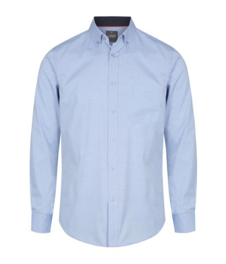 Picture of Gloweave Mens Bradford Fine Oxford Long Sleeve Shirt