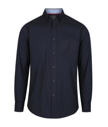 Picture of Gloweave Mens Bradford Fine Oxford Long Sleeve Shirt