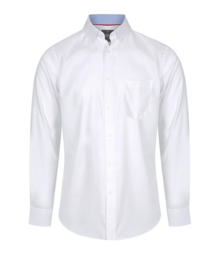 Picture of Gloweave Mens Bradford Fine Oxford Long Sleeve Shirt