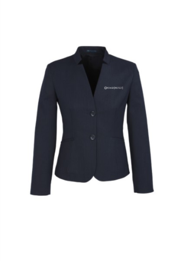 Picture of Biz Corporates Ladies Short Jacket with Reverse Lapel Cool Stretch