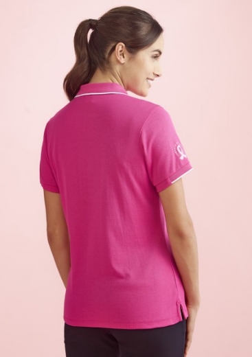 Picture of Bizcare Ladies Pink Short Sleeve Polo