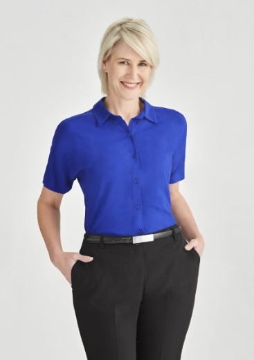 Picture of Biz Corporates Ladies Dahlia Short Sleeve Blouse