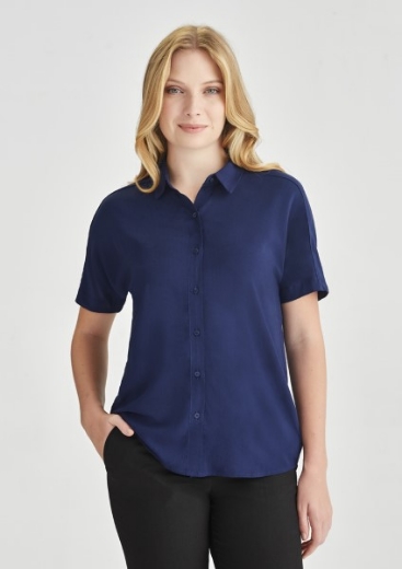 Picture of Biz Corporates Ladies Dahlia Short Sleeve Blouse