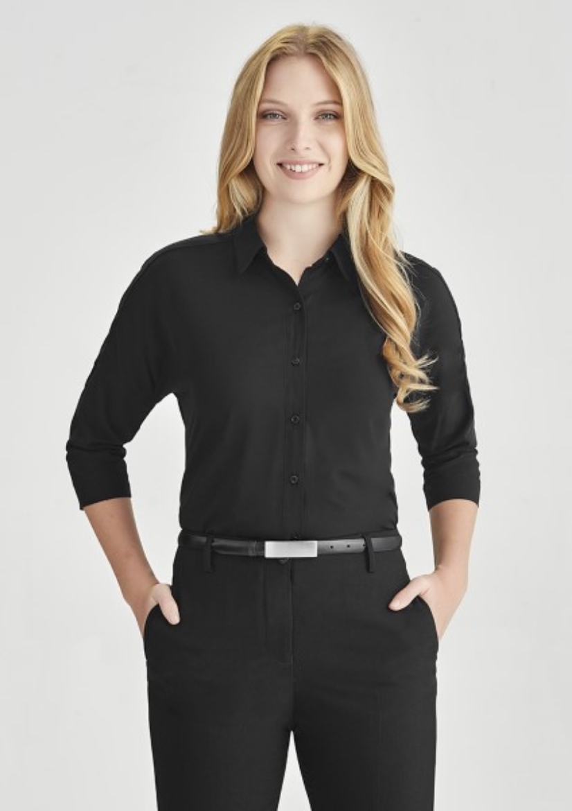 Picture of Biz Corporates Ladies Dahlia 3/4 Sleeve Blouse
