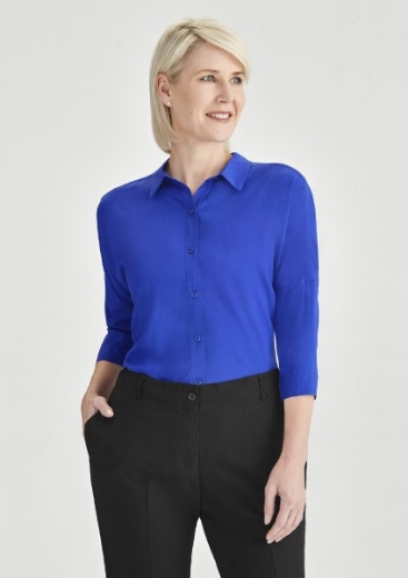 Picture of Biz Corporates Ladies Dahlia 3/4 Sleeve Blouse