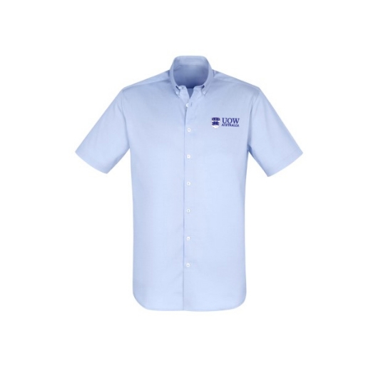 Picture of Biz Collection Mens Camden Shirt Short Sleeve Easy Care Stretch Oxford