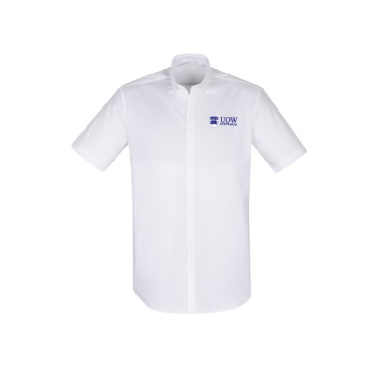 Picture of Biz Collection Mens Camden Shirt Short Sleeve Easy Care Stretch Oxford