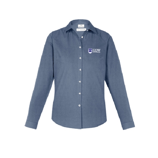 Picture of Biz Collection Ladies Memphis Shirt Long Sleeve 60% Cotton 40% Polyester