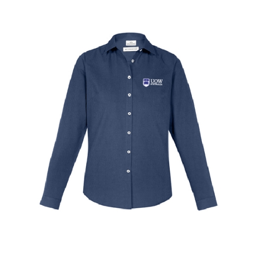 Picture of Biz Collection Ladies Memphis Shirt Long Sleeve 60% Cotton 40% Polyester