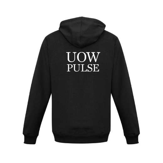 Picture of Biz Collection Mens Crew Full Zip Hoodie Poly/Cotton Fleece Black