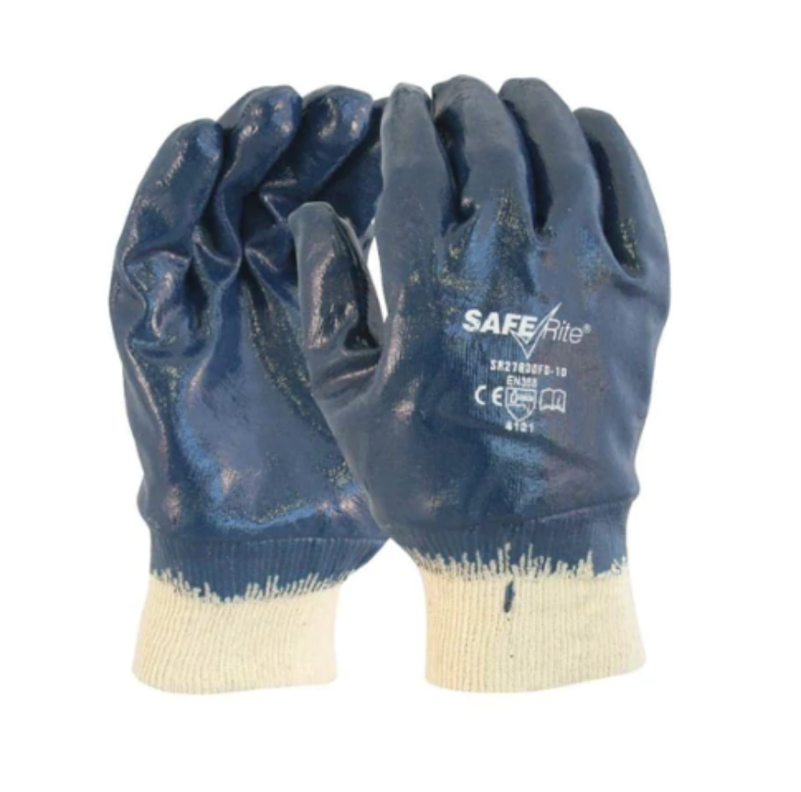 Picture of Nitrile Medium Weight Full Dip Knit Wrist Glove