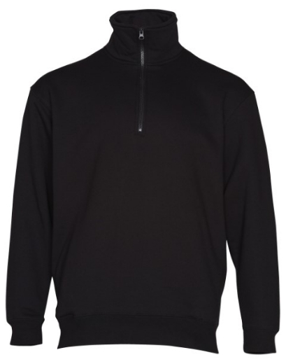Picture of Winning Spirit Adults American Style 1/2 Zip Fleecy Sweat Top