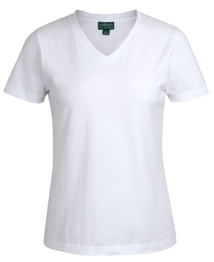 Picture of Colour of Cotton Ladies V-Neck Tee