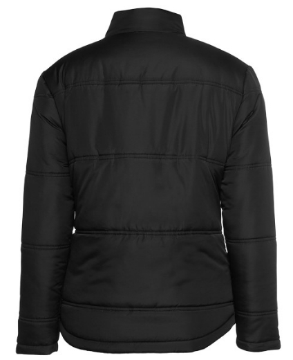 Picture of JB's Ladies Adventure Puffer Jacket Black/Grey