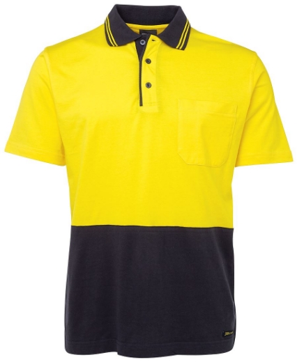 Picture of JB's Hi Vis 100% Cotton Short Sleeve Polo Shirt