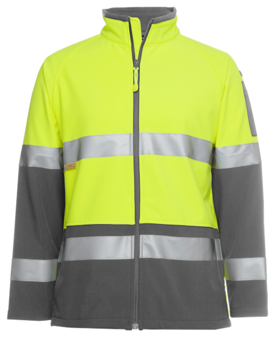 Picture of JB's Hi Vis Layer Jacket Soft Shell RT1 Reflective Tape 2 Tone
