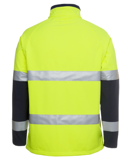 Picture of JB's Hi Vis Layer Jacket Soft Shell RT1 Reflective Tape 2 Tone