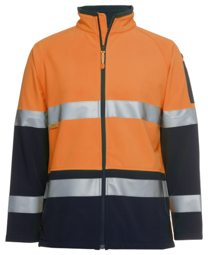 Picture of JB's Hi Vis Layer Jacket Soft Shell RT1 Reflective Tape 2 Tone