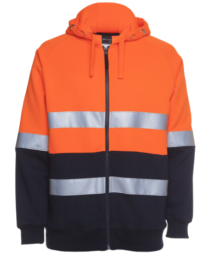 Picture of JB's Fleecy Hoodie Full Zip 2 Hoop Reflective Tape