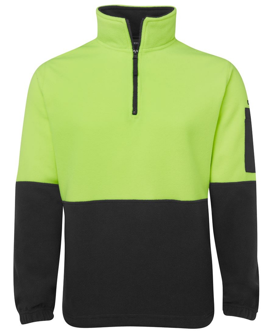Picture of JB's Hi Vis 1/2 Zip Polar Fleece Jumper 100% Polyester Polar Fleece