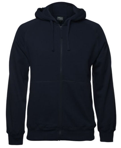 Picture of Colours of Cotton Fleecy Hoodie Full Zip Cotton/Polyester