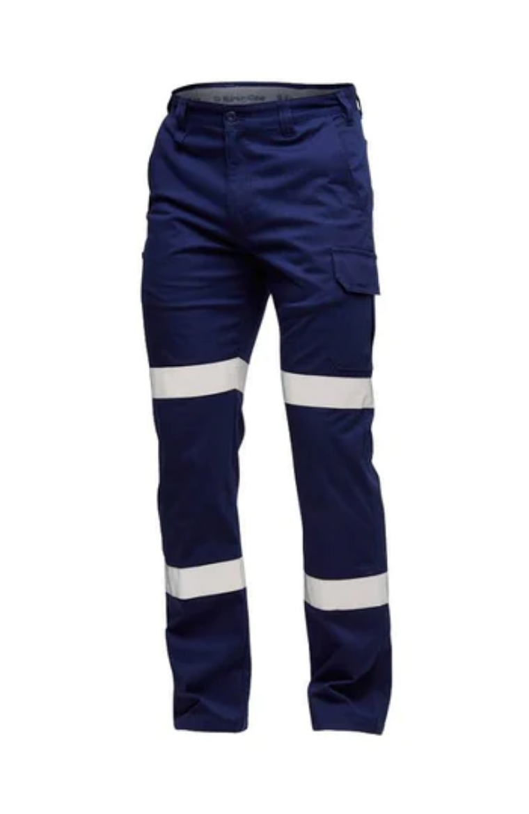 Picture of King Gee Basics Cotton Drill Pant with Bi Motion Reflective Tape