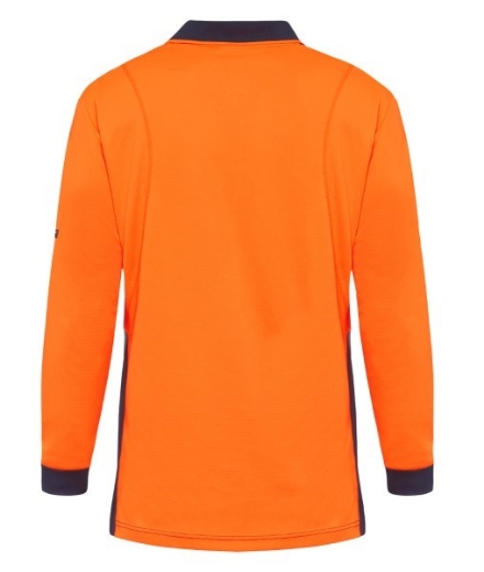 Picture of King Gee Hyperfreeze Workcool Polo Shirt Long Sleeve