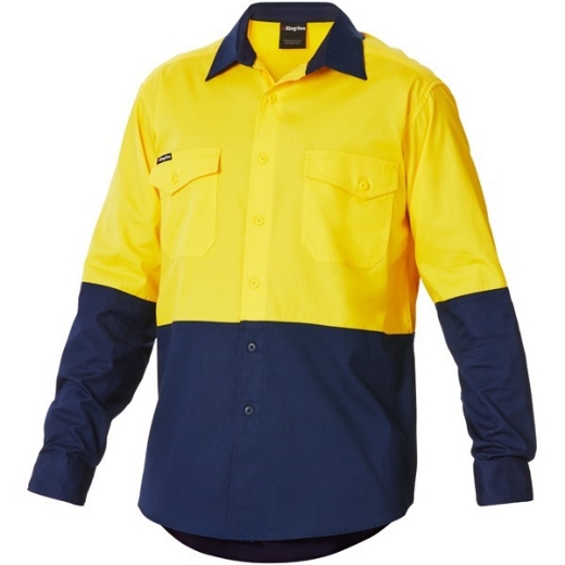 Picture of King Gee Workcool 2 Shirt 145gsm Ripstop Long Sleeve