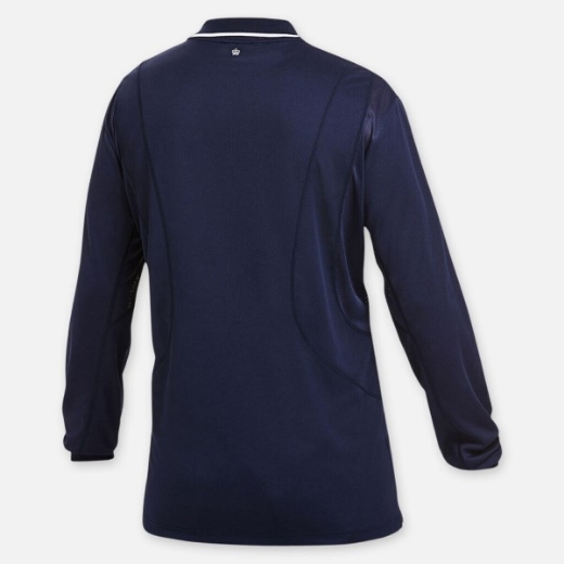 Picture of King Gee Workcool Polo Shirt Long Sleeve Navy