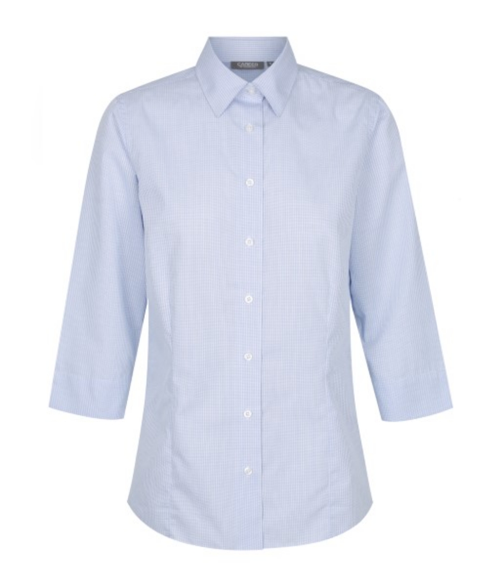 Picture of Gloweave Ladies Guildford Square Textured 3/4 Sleeve Shirt