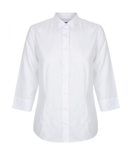 Picture of Gloweave Ladies Guildford Square Textured 3/4 Sleeve Shirt