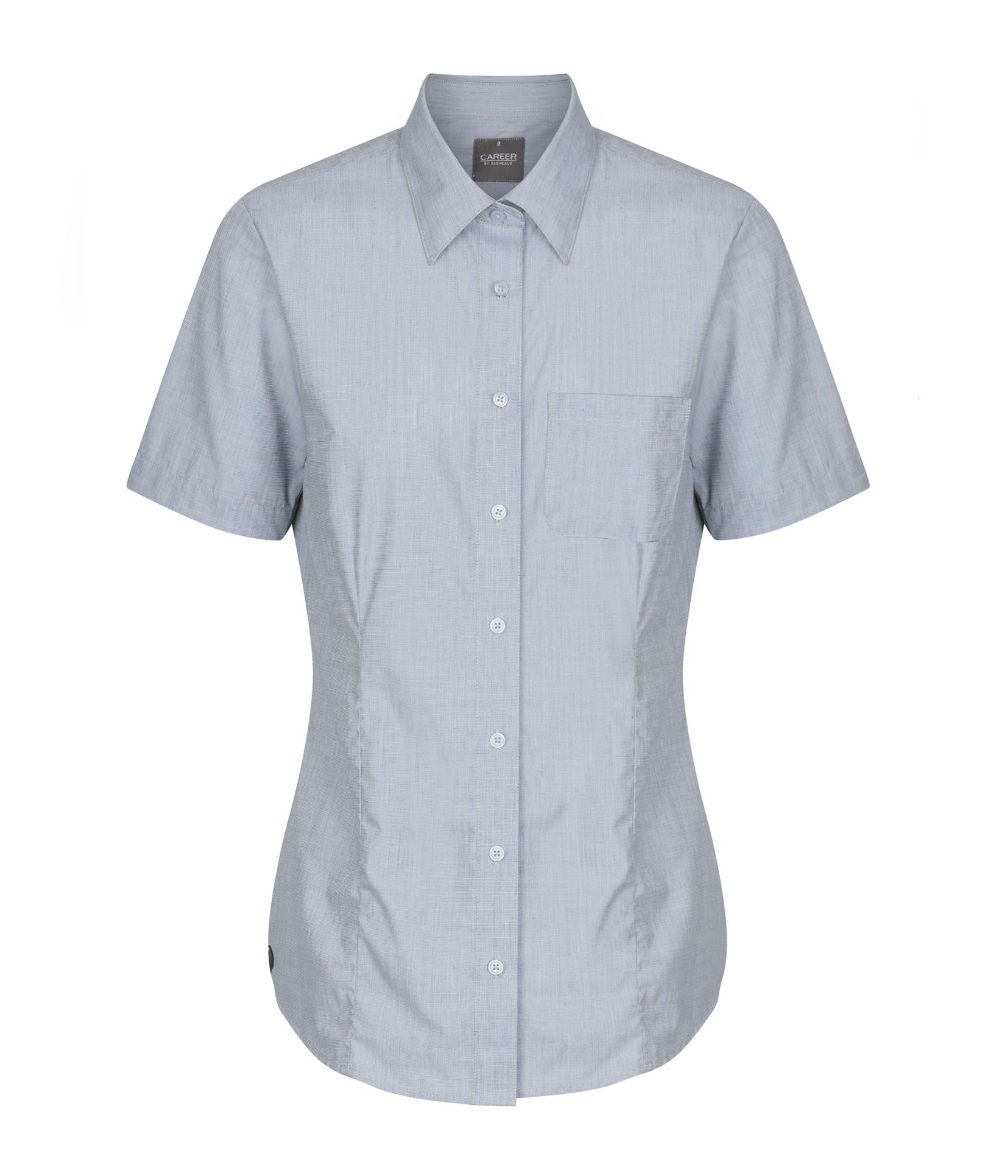 Picture of Gloweave Ladies Smith End on End Casual Slim Fit Short Sleeve Shirt