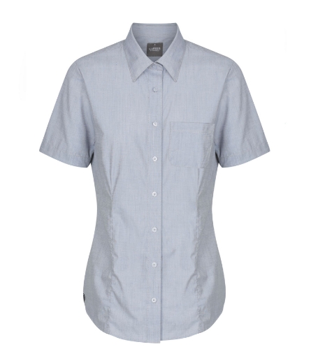 Picture of Gloweave Ladies Smith End on End Casual Slim Fit Short Sleeve Shirt