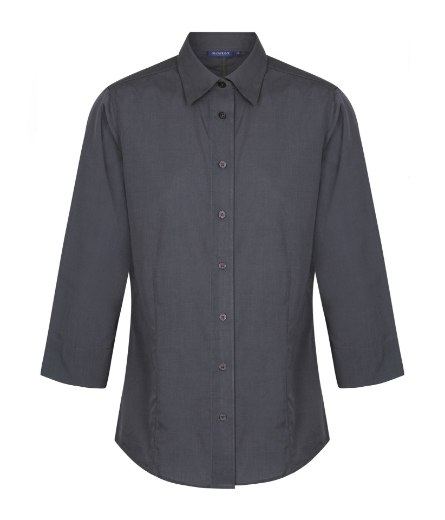 Picture of Gloweave Ladies Smith End on End 3/4 Sleeve Shirt