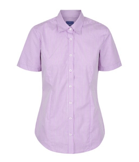 Picture of Gloweave Ladies Westgarth Gingham Check Short Sleeve Shirt