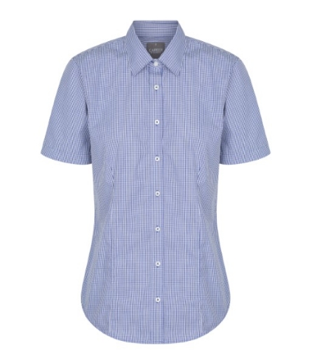 Picture of Gloweave Ladies Westgarth Gingham Check Short Sleeve Shirt