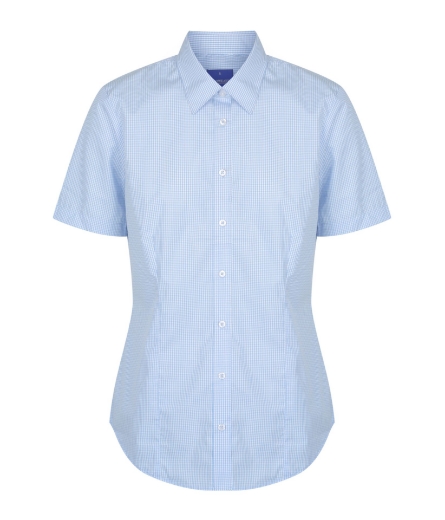 Picture of Gloweave Ladies Westgarth Gingham Check Short Sleeve Shirt