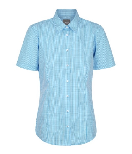 Picture of Gloweave Ladies Westgarth Gingham Check Short Sleeve Shirt