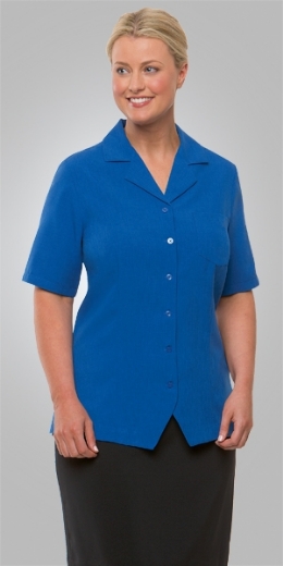 Picture of City Collection Ladies Ezylin Overblouse Short Sleeve