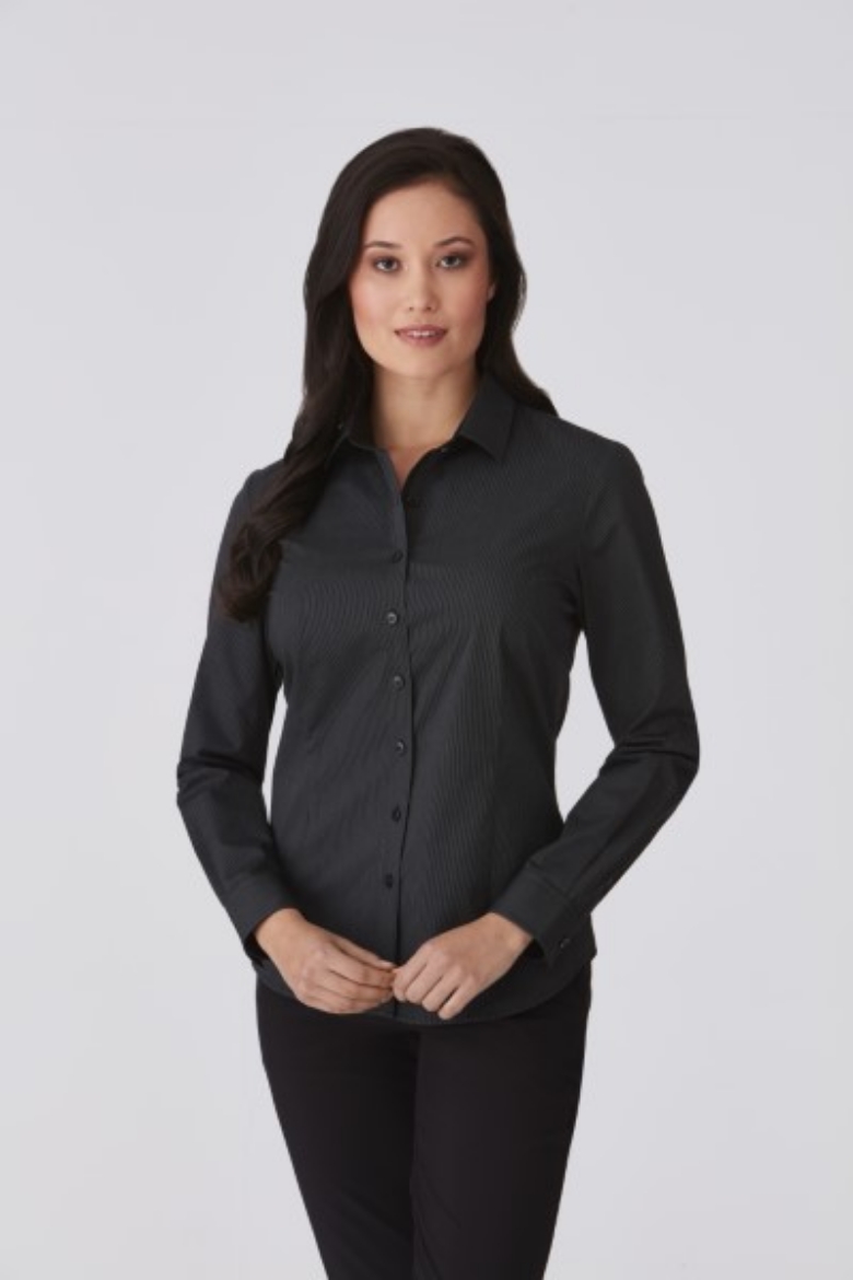 Picture of City Collection Ladies Blouse Xpresso Long Sleeve