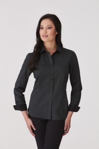 Picture of City Collection Ladies Blouse Xpresso Long Sleeve