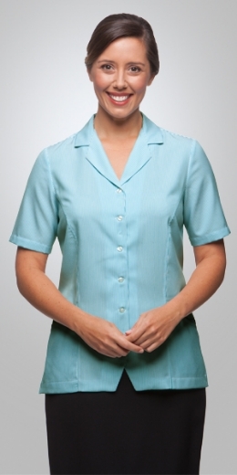 Picture of City Collection Ladies Ezylin Dual pocket Stripe Tunic