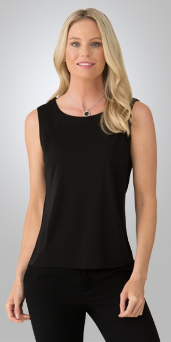 Picture of City Collection Ladies Smart Knit Sleeveless Top