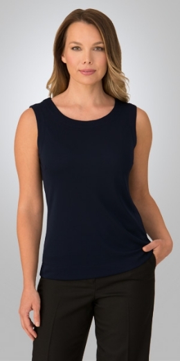 Picture of City Collection Ladies Smart Knit Sleeveless Top