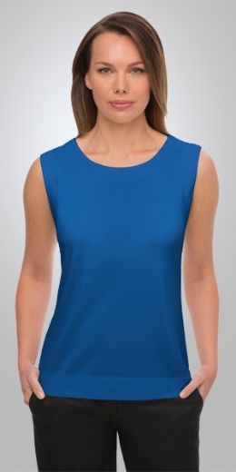 Picture of City Collection Ladies Smart Knit Sleeveless Top