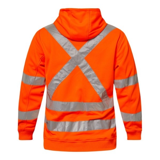 Picture of Alpine Hi-Vis Hoodie with Rail Reflective Tape- Orange