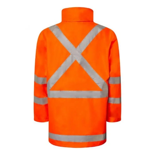 Picture of WorkCraft Rain Jacket with X Pattern Rail Reflective