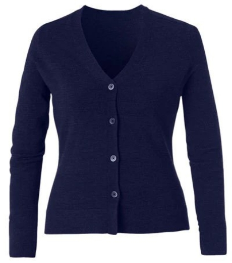 Picture of NNT Ladies Pure Wool V-Neck Button Up Cardigan