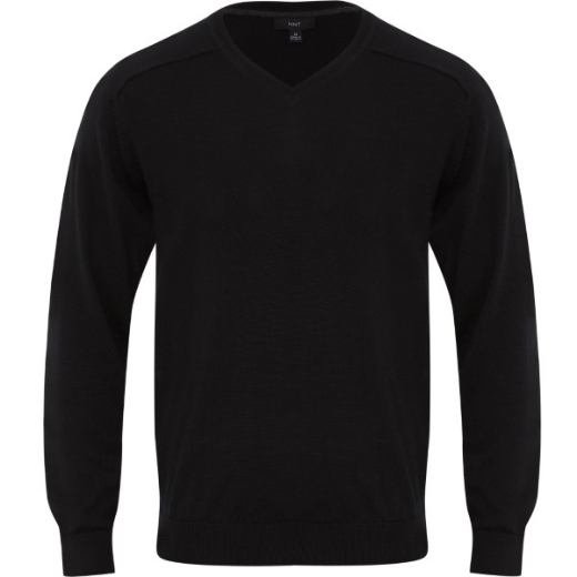 Picture of NNT Mens Pure Wool V-Neck Sweater